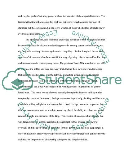 Absolutism in France