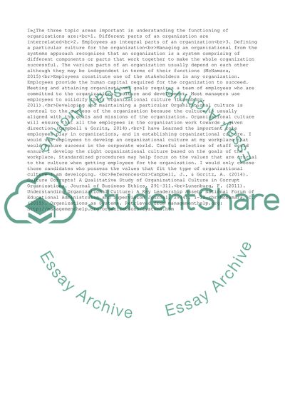 What You Have Learned About About Organizational Systems