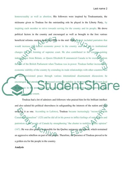 Joseph Philip Pierre Trudeau, Canada as a Liberal State