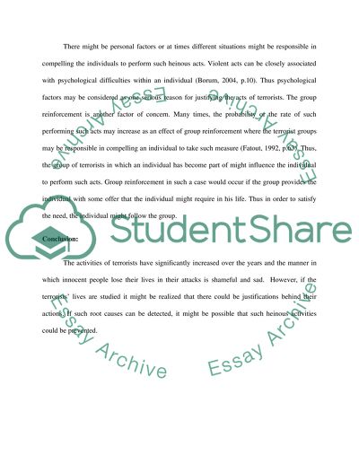 How do Terrorists Justify their Actions