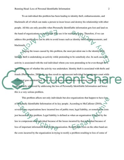 Final Project Problem at Work