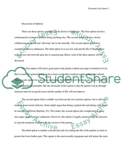 A response to the prompt