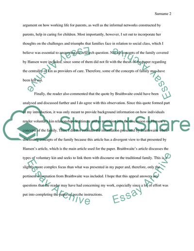 The family in America