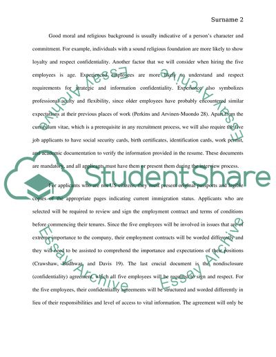 Factors to Consider When Hiring Employees