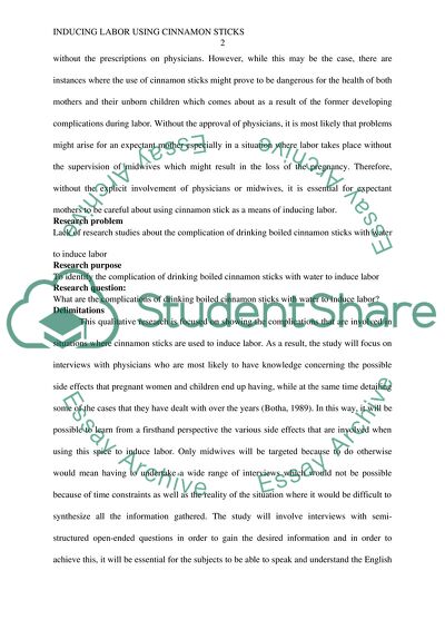 The Complications of Drinking Cinnamon Sticks to Induce Labor