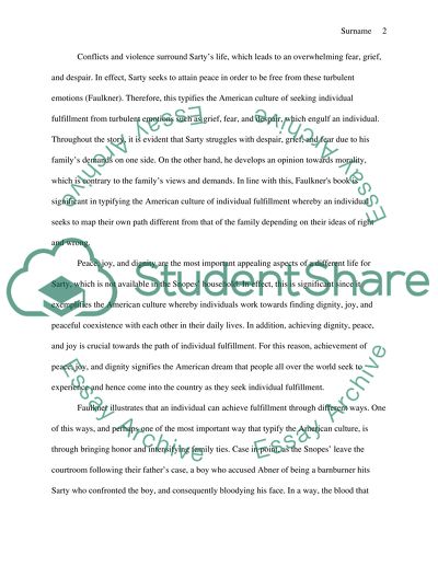 A Barn Burning by William Faulkner