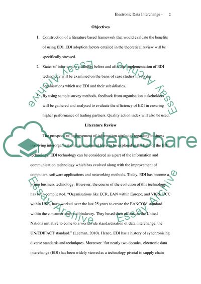 Electronic Data Interchange and Interorganizational Systems