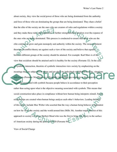 Sociology Theory and Application