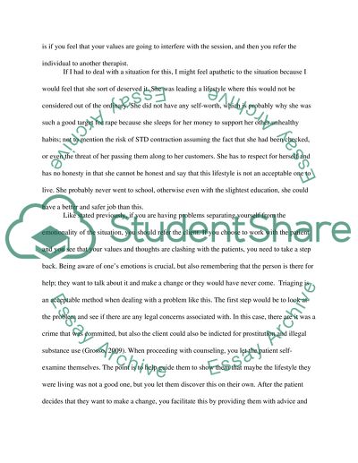 Subject: the intersection of therapists personal values and counteretransference in clinical psychol