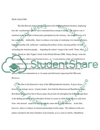 Film evaluation essay