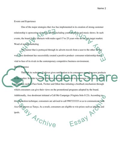 The Marketing Mix Marketing Communications Analysis (Promotion)