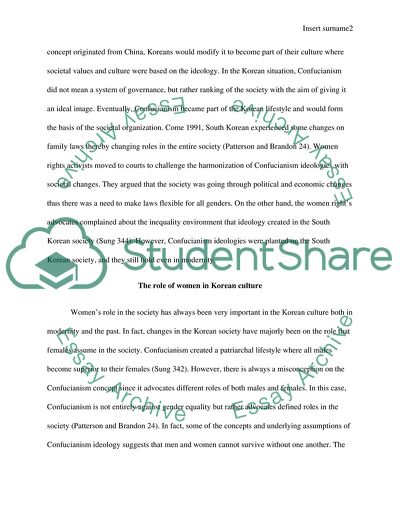 How Confucianism Influenced Gender Equality in South Korea