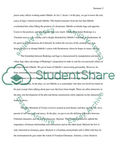 Sample Proposal Essay Expository Essay From Shakespeares Othello And The Merchant Of Venice A Modest Proposal Ideas For Essays also What Is A Thesis Statement In An Essay Examples Expository Essay From Shakespeares Othello And The Merchant Of Venice Persuasive Essay Papers