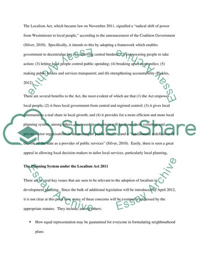 Coalition Governments Localism Agenda