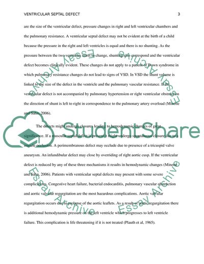 Ventricular Septal Defect (VSD)