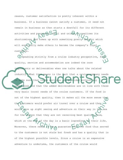 The Importance of Food Quality and Service in the Tourism Industry