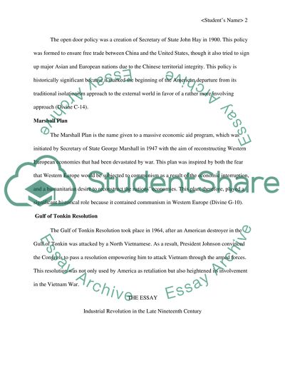 Industrial Revolution in the Late Nineteenth Century