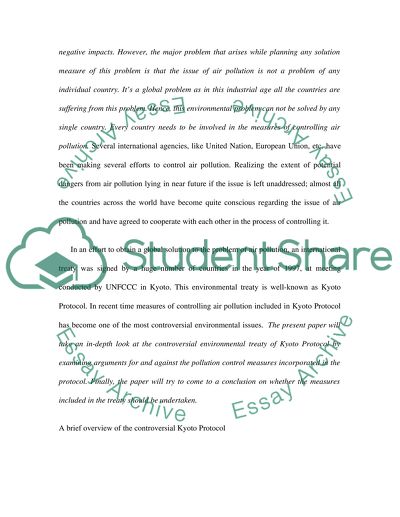 Environmental Issue - Air Pollution
