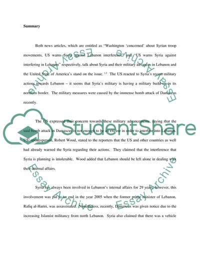 Newspaper Comparison of the US Media