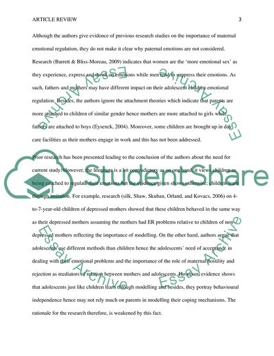 Analysis of Article by Grusec and Gencoz about Warm and Harsh Parenting