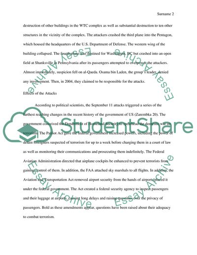 Oral History of September 11 Terrorist Attacks