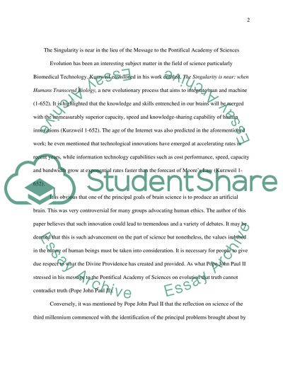 Advances in Biomedicine and the Possibility of the Manipulation of Human Existence