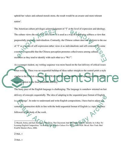 Reading Response of FanShen