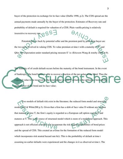 Credit Default Swaps