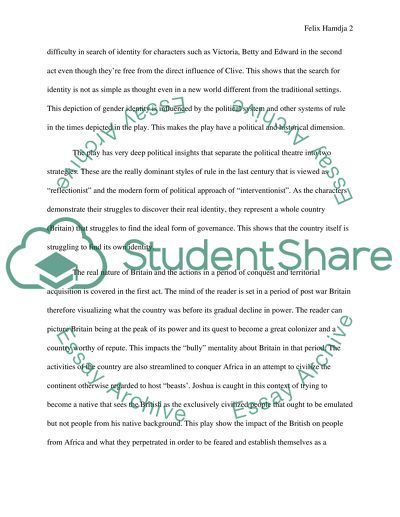 Cloud 9 by Caryl Churcill