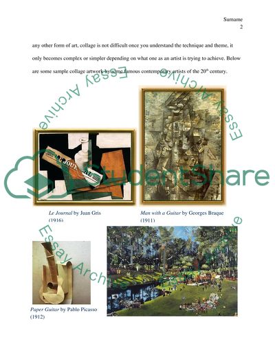 Art Mediums Collage Making, Charcoal Drawing, Acrylic Painting and Water Color Painting