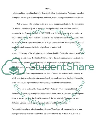 Using these historical documents does Congress solve problems Or, does it create more