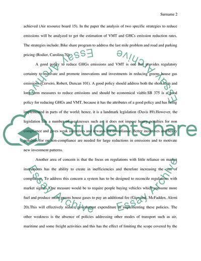 A Good Policy to Reduce the Green House Gas