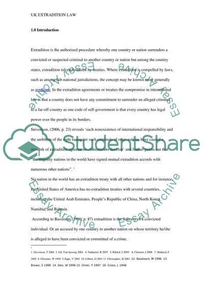 Extradition cases image