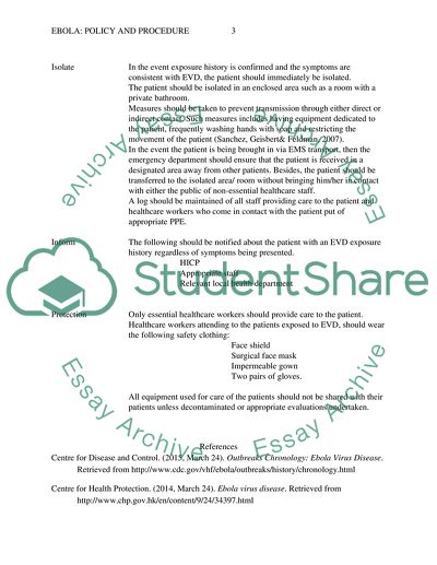 Policy and procedure