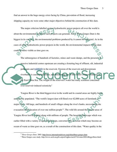 Three Gorges Dam in China