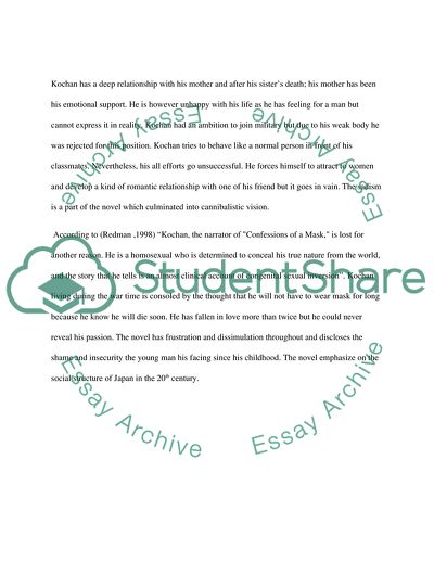 Confession of a Mask by Yuko Mishima