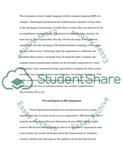 Virtual Organizations: Implications in Business, Organization, and Career