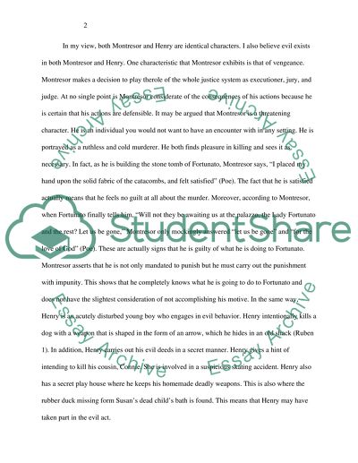 The cask of amintiliado and good son movie