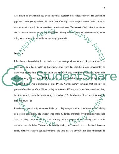 Impact of Television on American Family Life