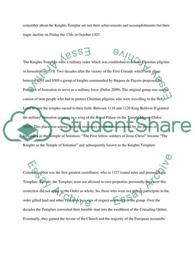 The Spiritual Heritage of the Knights Templar