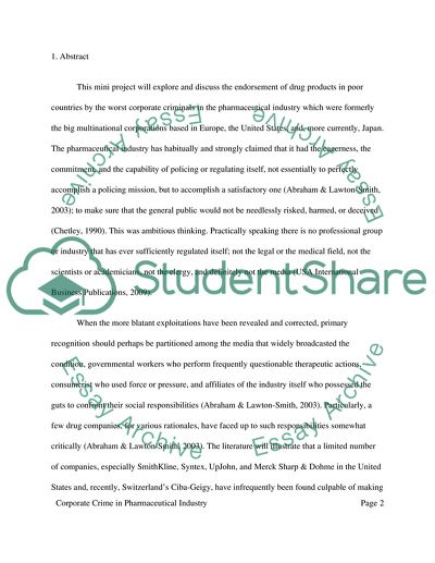 Criminology Mini-Project