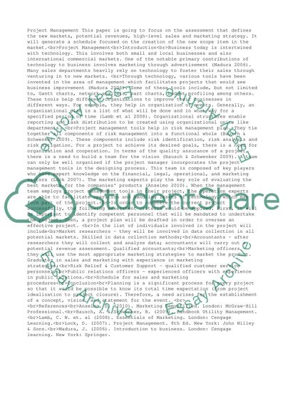 Introduction to Business and Project Management