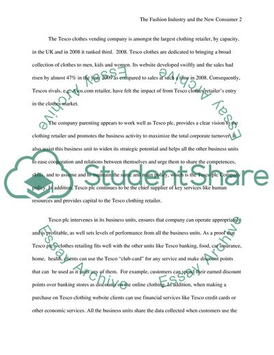 The Fashion Industry and the New Consumer