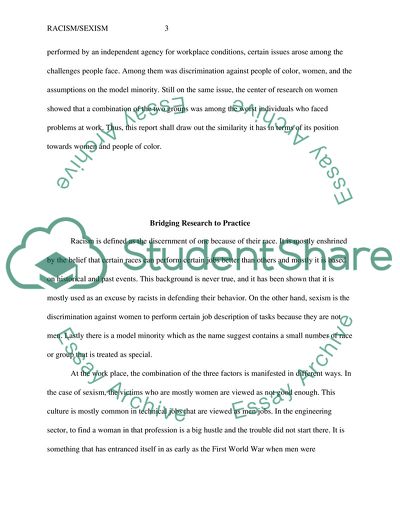 To What Extent Do Racism and Sexism Exist in the Present Workplace