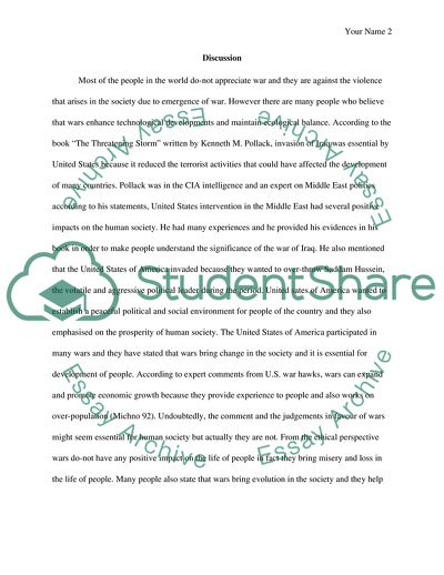 Negative Impacts of War in Human Society