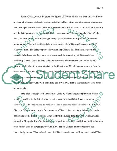 The History of Tibet