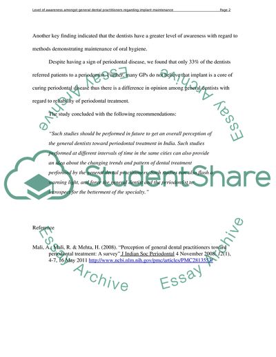 The Various Aspects of Periodontal Treatment