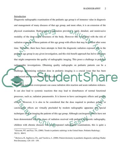 Pediatric Radiography