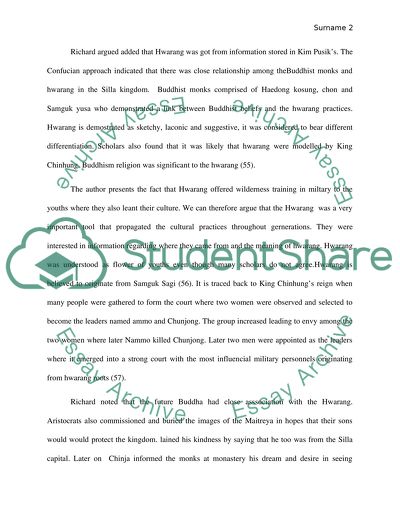 Silla Buddhism and Hwarang by Richard