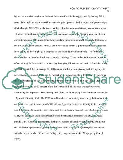 How to prevent identity theft